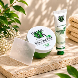 Halawa Wax 200gm with Moisturizing Lotion & Card